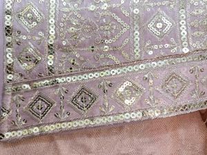 Elegant Embellished Lavender Lehenga Choli