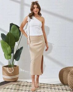 Shein One Shoulder Flower Applique Ruffle Detail