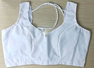 NEW WHITE BACKLESS BLOUSE