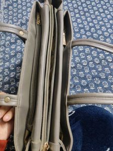 Large Grey Shoulder Bag - Never Used