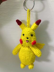 Pikachu Crochet Keychain