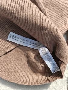 Zara Brown Turtleneck Top