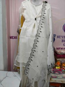 White Embroidered Salwar Kameez