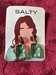Salty Green Earrings