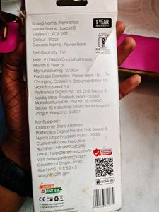 Portronics 10,000mah Power Bank Brand New