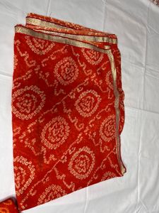 Bandhej Wedding Wear Saree