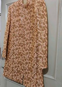 Peace Floral Design Sherwani For Men
