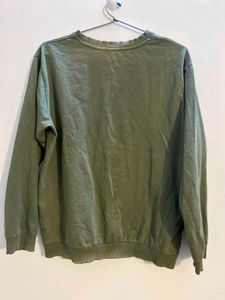 Olive Green T-shirt Full Sleeves For Men