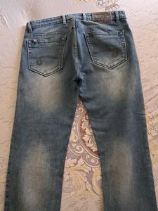 Faded Blue Jeans - Classic Denim Style