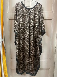 LEOPARD PRINT KAFTAN KURTI