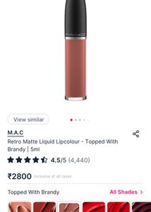 Mac Retro Matte - Topped With brandy