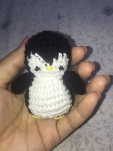 Crochet Penguin Plush Toy