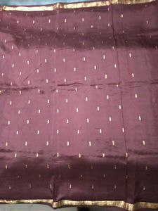 Embellished KanchiPattuSaree With Patterned Blouse