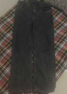 Charcoal Straight Fit Jeans
