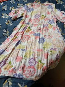 COTTON TIERED DRESS