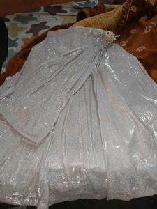 Sparkly Silver gown