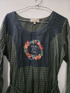 Cotton Embroidered Dress