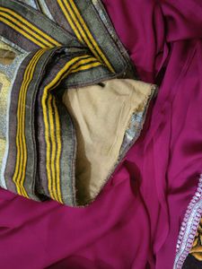 floral printed saree