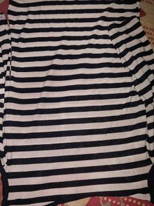 Striped Graphic Top