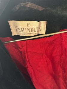 Heavy Red and Black Long Coat