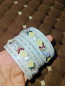 White Bangles ...New......Only Cash