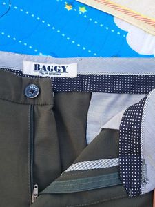 Men's Olive Green Casual Pants