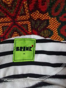White N Black Winter Top