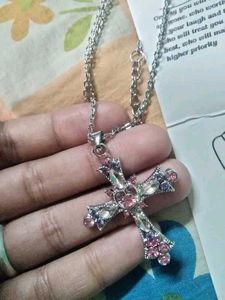 Y2k Cross Pendant