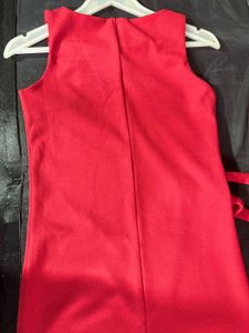 Code Chic Red Sleeveless Dress