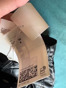Black Faux Leather Pants