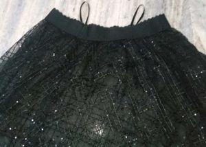 Sparkly Black Skirt