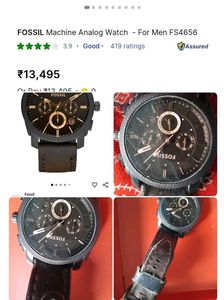 Fossil Machine Analog Watch