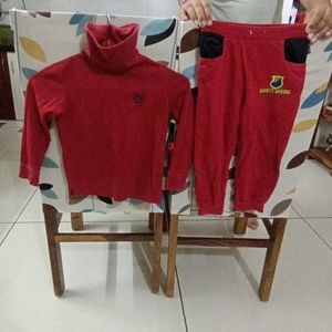 Kids Red Outfit Set
