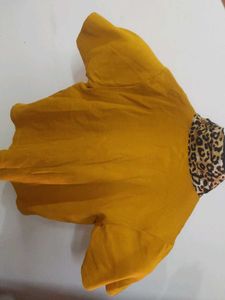 Stylish Mustard Top (All new, Never Used)