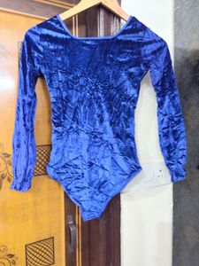 Blue Velvet bodysuit
