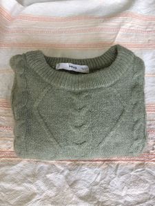 Sage Green Knit Sweater