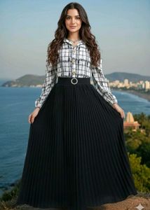 Checkered Long Maxi