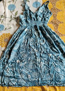 Blue Print Sundress
