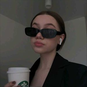 Black Y2K Glasses