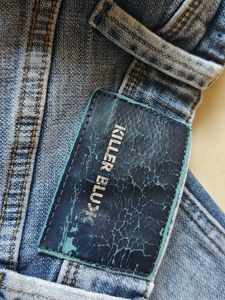 "Killer"Acid Wash Denim Jeans for men