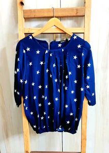 Star Print Top size-36