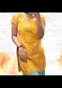 COMBO Kurtis Green And Yellow 💛 🌿