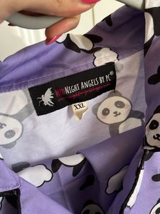 Panda Print Pajama Set