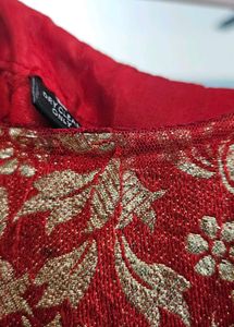 Elegant Red Ethnic Gown