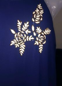 Elegant Blue Dress With Belt