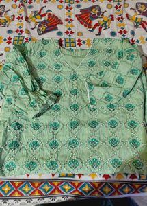 Mint Green Bandhani Suit Set