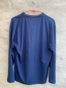 Navy Blue vintage Long Sleeve Shirt