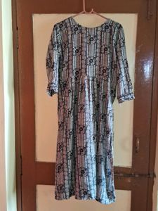 Staright Bandhni Patern Maternity Kurti