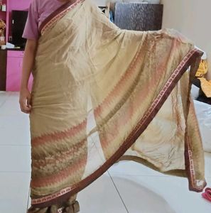 Trendy Simple Lace Saree