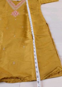 Elegant Mustard Kurta Set💛